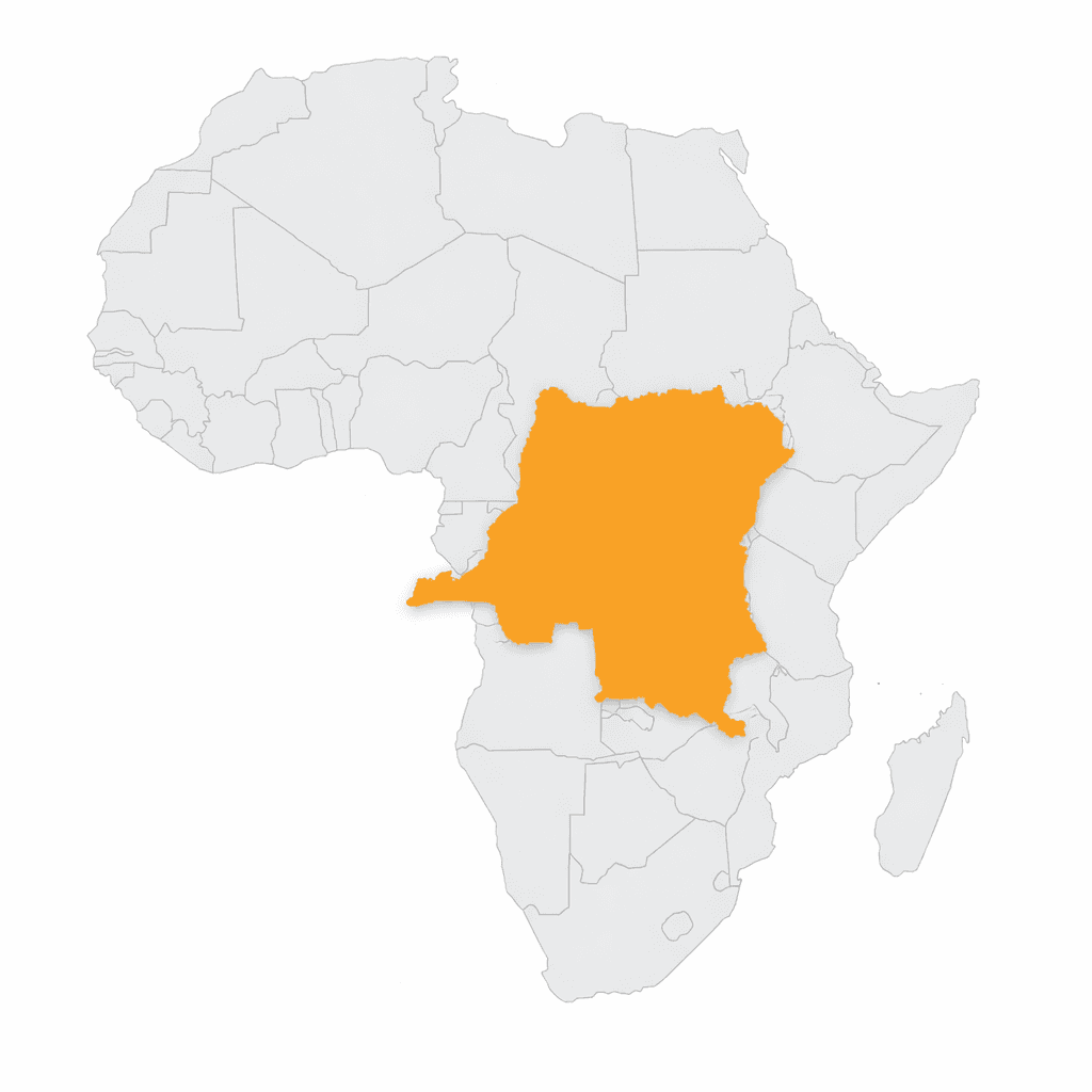 Carte de l'Afrique mettant en valeur la présence de Next Plus Africa